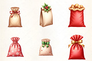 Christmas Candy Bag Clipart, an Illustration by CrexoraLab (Thumbnail 2 of 5)