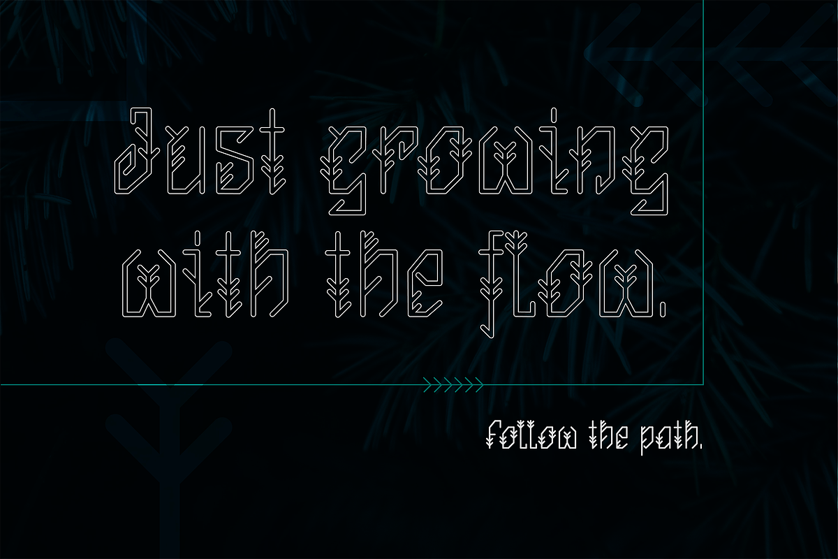 Laima Ethnic Font preview 8