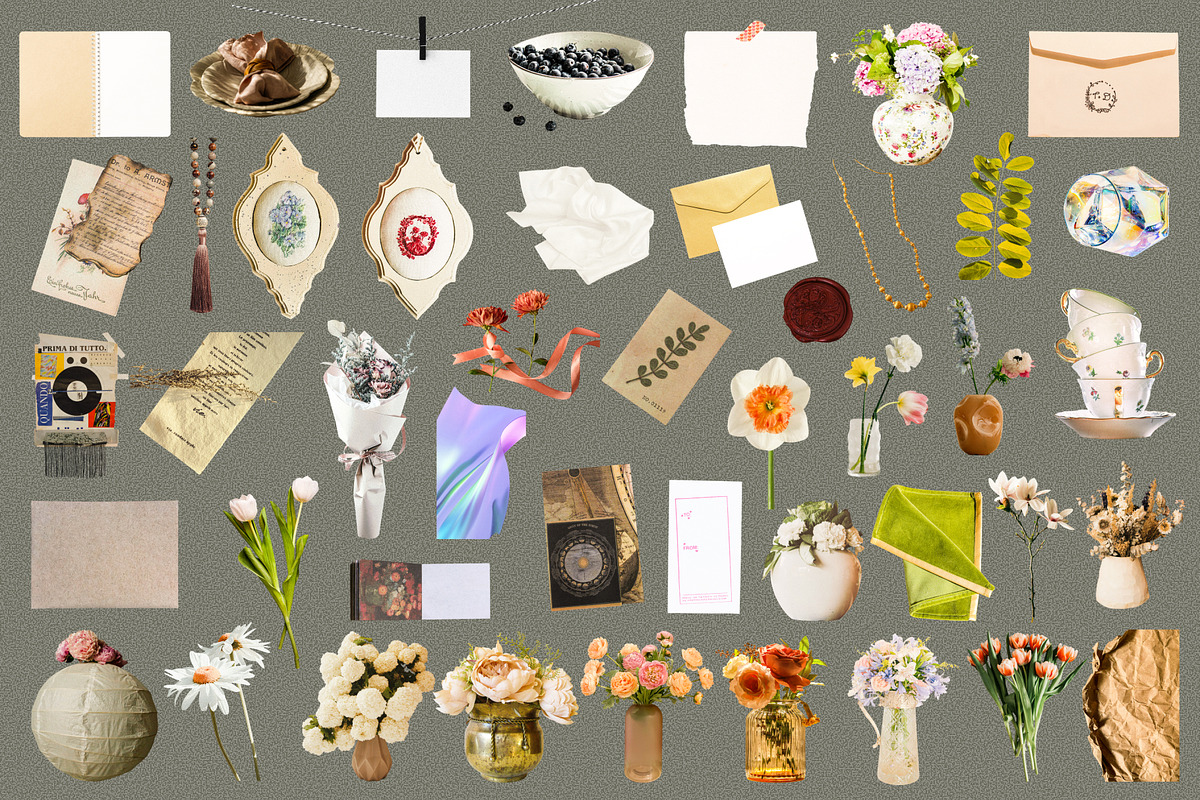 Vessel & Bloom: Spring Still Life, an Object Graphic by Anzhelika (Photo 5 of 11)