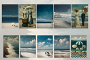 WAVES AND WHISPERS BEACH JUNK JOURNA, a Decorative Illustration by Daring Digies (Thumbnail 3 of 9)