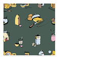 Dairy products seamless patterns, a Pattern Graphic by Good Studio (Thumbnail 3 of 5)