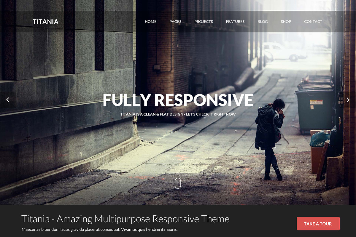 Titania - Multipurpose PSD Template, a Websites & App Template by TemPlaza (Photo 6 of 53)