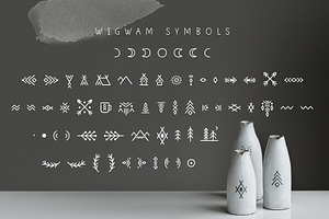 Wigwam - Handwritten Geometric Font