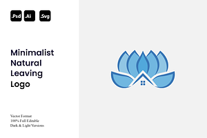 Minimalist Natural Leaving Logo, a Branding & Logo Template by Luxury Logos