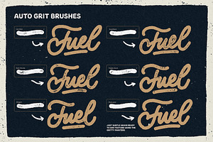 TRASH TYPE Gritty Texture Brushes