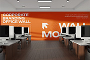 Office Space Wall Mockup, an Advertising Mockup by Permadi Creative (Thumbnail 2 of 5)