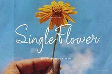 Single Flower | Script Handwritten