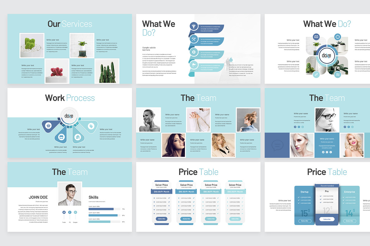 Doxe Business Keynote Presentation, a Presentation Template by TemplatesForest (Photo 5 of 6)