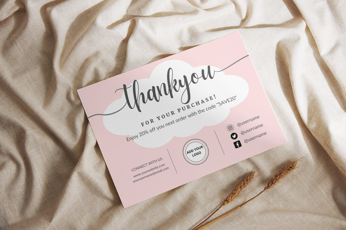 Thank You Card Canva Template, a Card Template by DesignTreasureID (Photo 4 of 4)