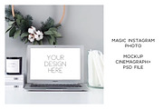 Animated Instagram photo. Mockup # 8, a Social Media Template by Una Matison (Thumbnail 2 of 3)