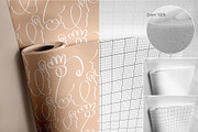 Wallpaper Mockup Set, a Mockup by bazarova (Thumbnail 3 of 10)