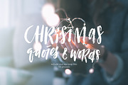 Merry Christmas lettering overlays, an Object Graphic by Artnis (Thumbnail 1 of 5)