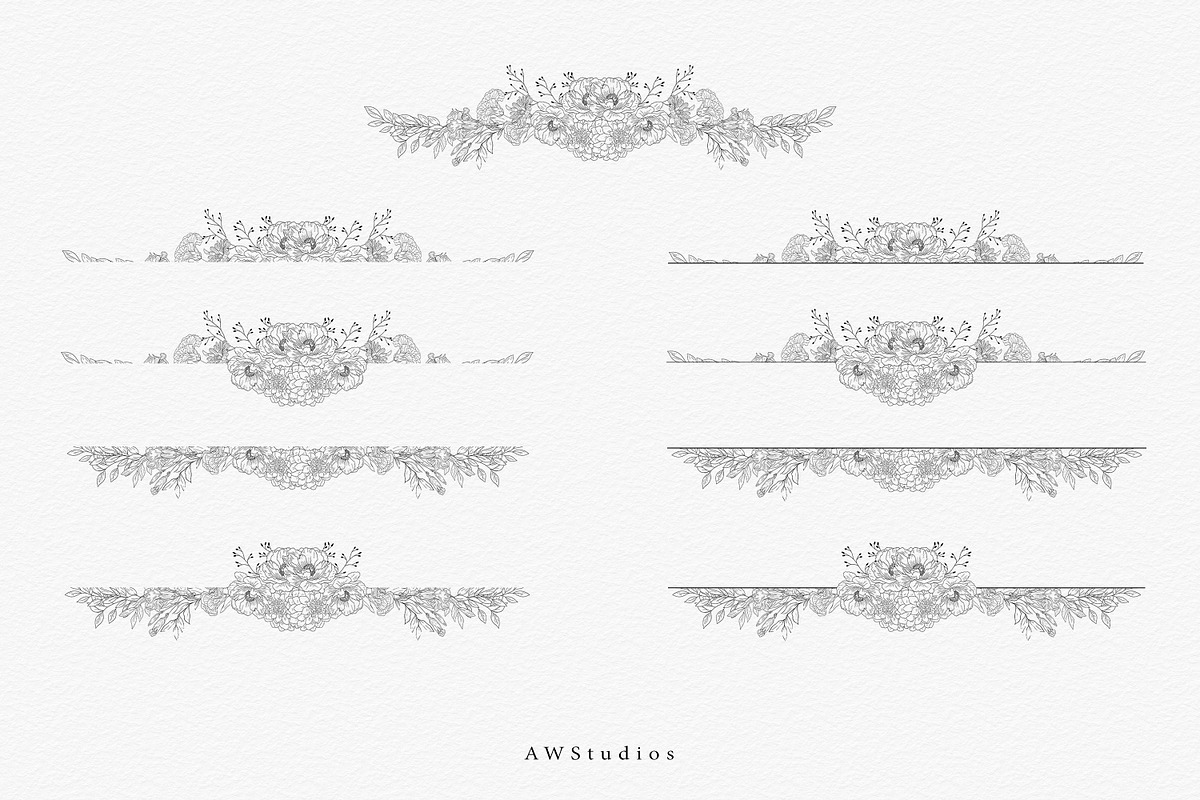 Wildflower Banner SVG, PNG, a Decorative Illustration by AW Studios (Photo 13 of 13)