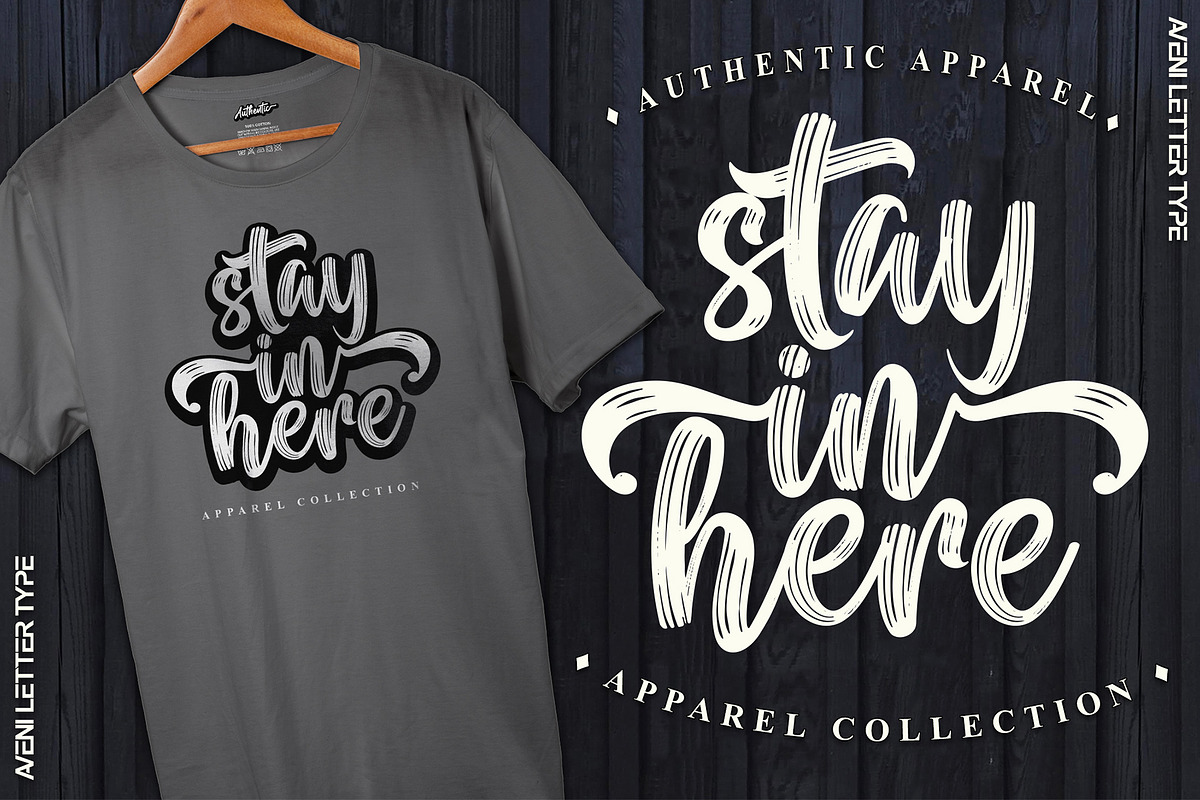 Vintage Handwritten Brush Font preview 2