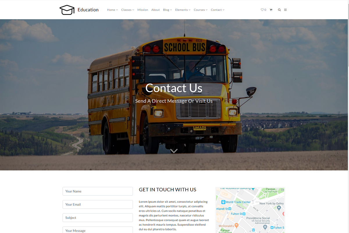 Education & Courses WordPress Theme, a WordPress Template by Visualmodo (Photo 39 of 41)