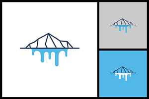 Mountain Range Icon, a Sport Illustration by quadrazo