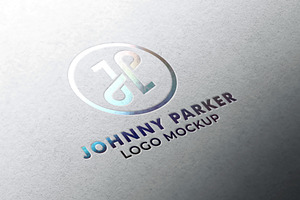 Holographic Foil Logo Mockup, a Product Mockup by Smart Works