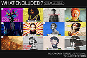 12 Photo Effect Templates, a Layer Style Add-On by iDoodle Studio (Thumbnail 2 of 6)