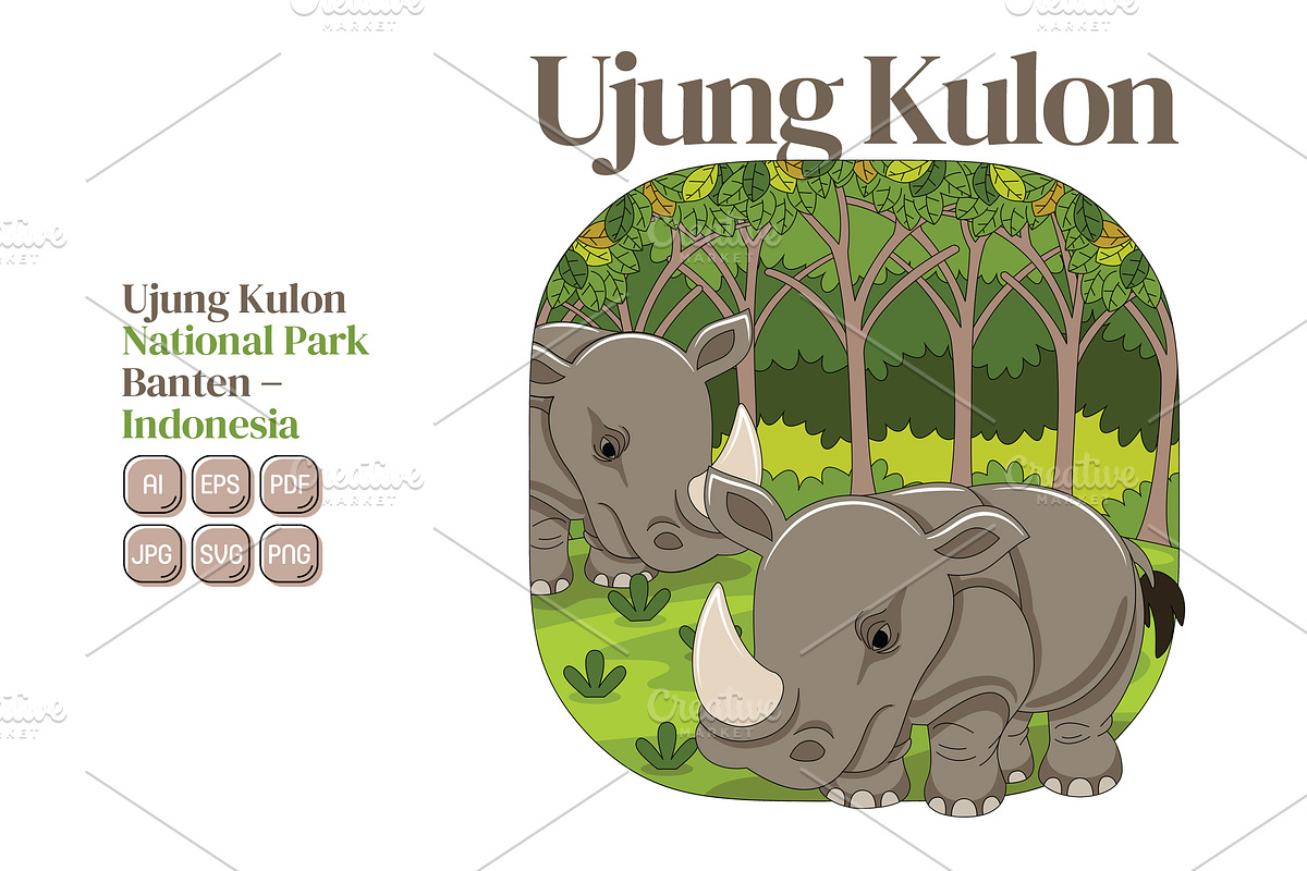 Indonesia Travel Vector Pack #03, an Illustration by MEDZ (Photo 2 of 7)