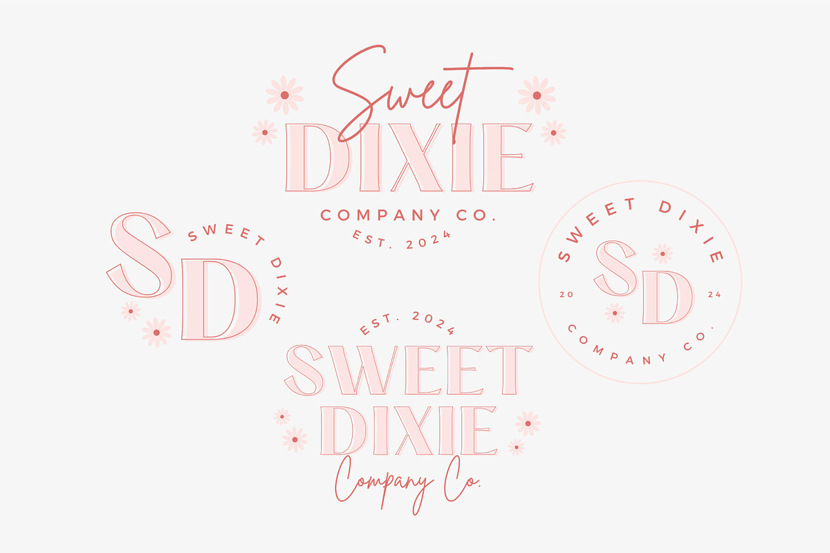 Pink Retro Branding Kit Canva Templa, a Branding & Logo Template by ChicGraphix (Photo 6 of 7)