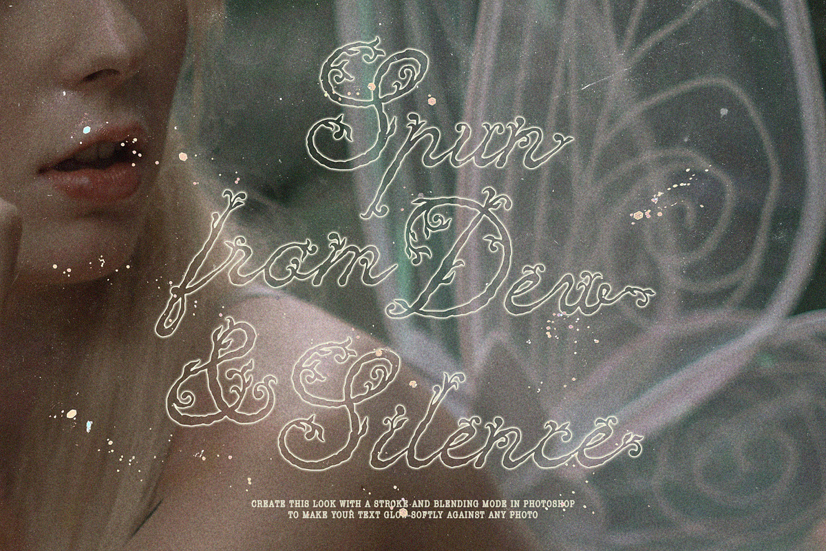 Faerie Charm Whimsical Floral Font, a Script Font by AnMark (Photo 6 of 14)