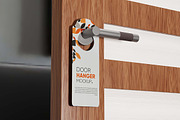 Door Hanger Mockups, a Merchandise Mockup by Alhaytar (Thumbnail 3 of 3)