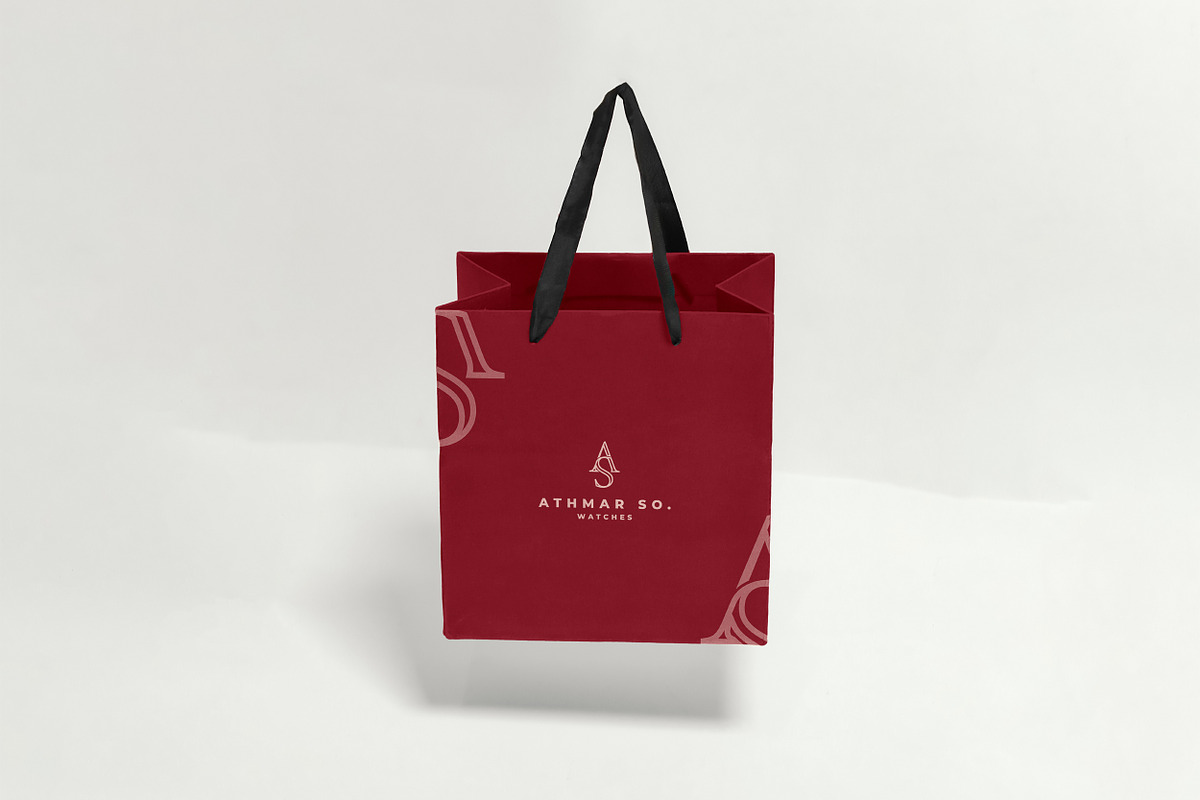Shopping bag mockup set, a Packaging Mockup by Assyat (Photo 3 of 5)