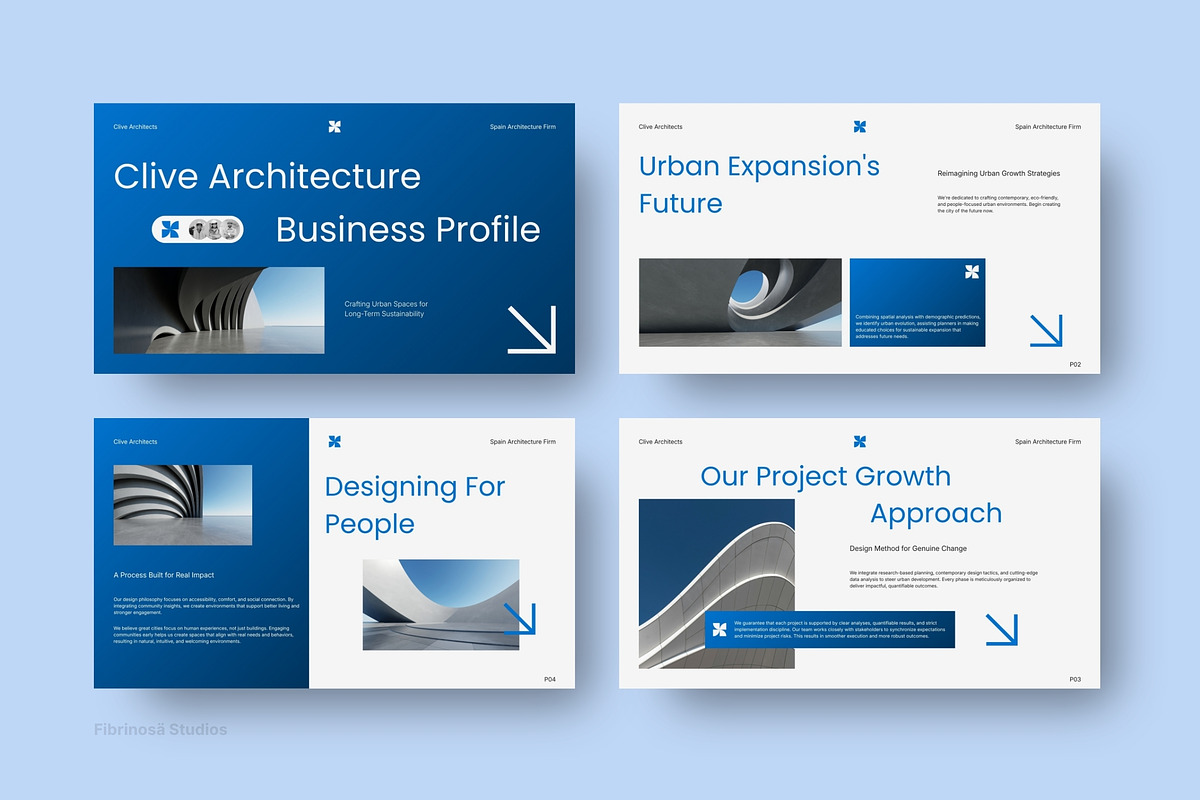 Architecture Business Profile, a Presentation Template by FIBRINOSÄ (Photo 4 of 9)
