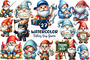 Watercolor Fathers Day Gnome, an Illustration by CreationArt (Thumbnail 1 of 5)