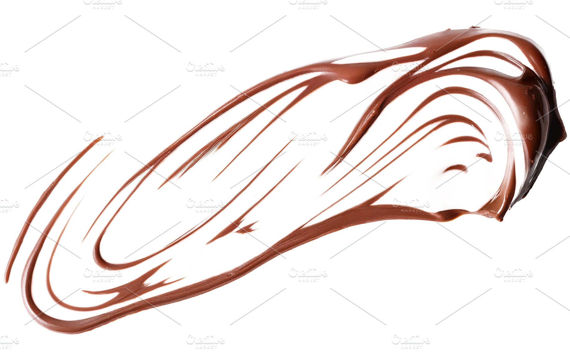 chocolate liquid smear, a Food & Drink Photo by itakdalee
