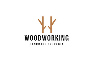 Woodworking logo illustration, a Branding & Logo Template by Dyn Studio