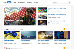 VideoNow - WordPress Video Theme