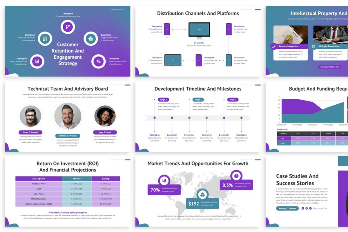 Core - Mobile Apps Powerpoint, a Presentation Template by SlideFactory (Photo 3 of 4)