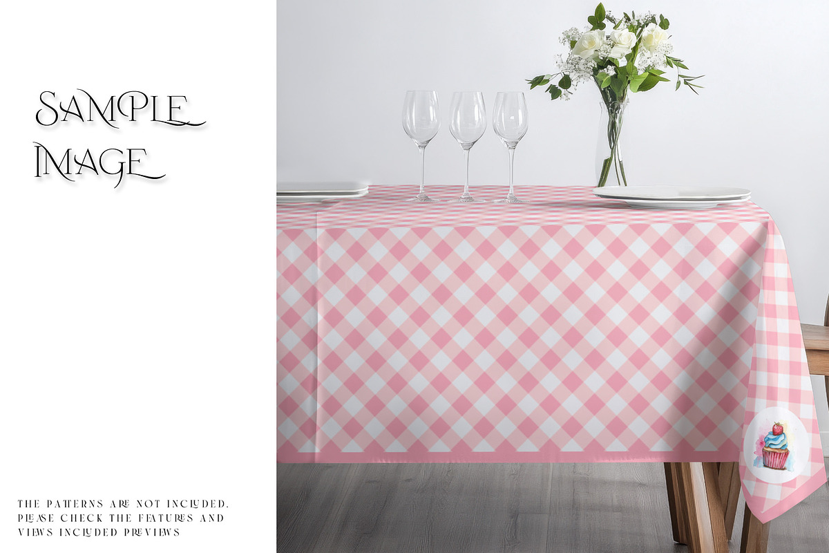 Tablecloths Mockups via Smart Object, a Product Mockup by mock-ups (Photo 12 of 18)