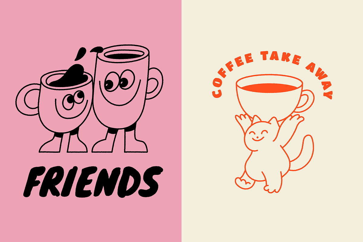 Cafe, vector illustrations, prints, a Graphic by venimo (Photo 10 of 14)