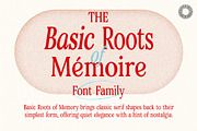 Basic Roots | Editorial Nostalgia, a Sans Serif Font by Setara Langit CreativeStd (Thumbnail 1 of 14)