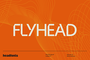 Flyhead Minimalist Technology Font