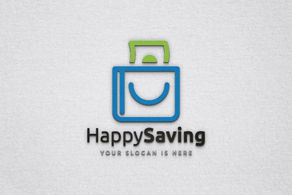 Happy Saving Paper Money Wallet Logo, a Branding & Logo Template by jongcreative (Photo 1 of 4)