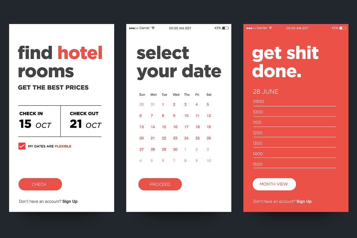 UI Elements Set, an UI Kit Template by Orange Graphics (Photo 1 of 2)