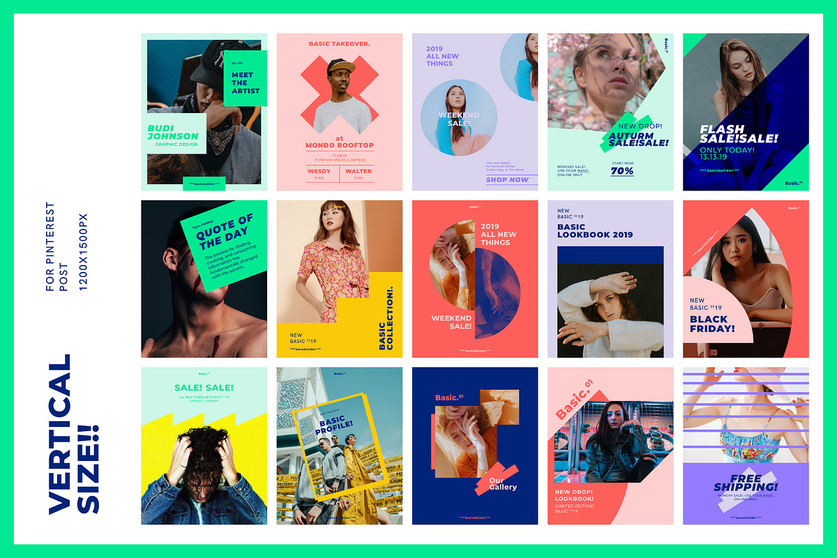 BASIC-Social Media Kit Collection, a Social Media Template by Invasi Studio (Photo 12 of 13)