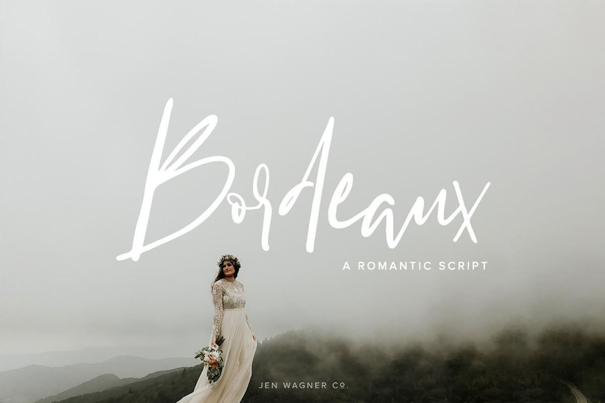 Bordeaux | A Romantic Script, a Script Font by Jen Wagner Co (Photo 13 of 13)
