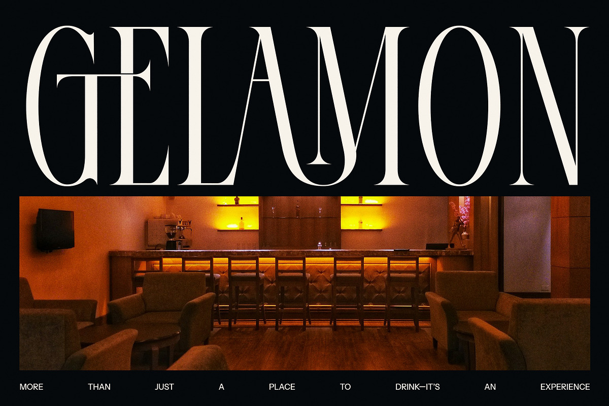 Amonse Ligature Serif Fonts, a Serif Font by Graphicxell (Photo 3 of 8)