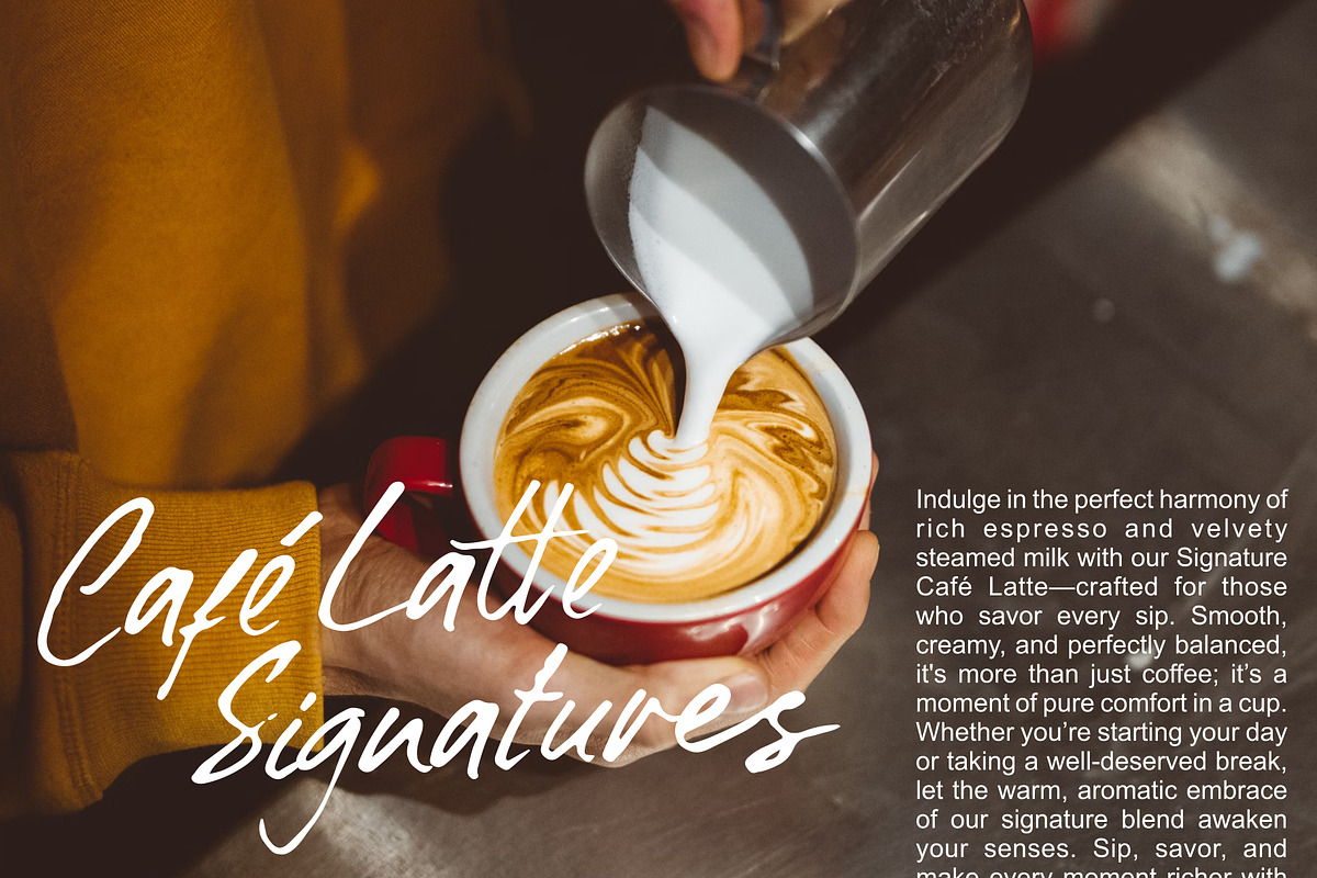 Montagne et Rivière, a Handwritten Font by VASTARD STUDIO (Photo 7 of 12)