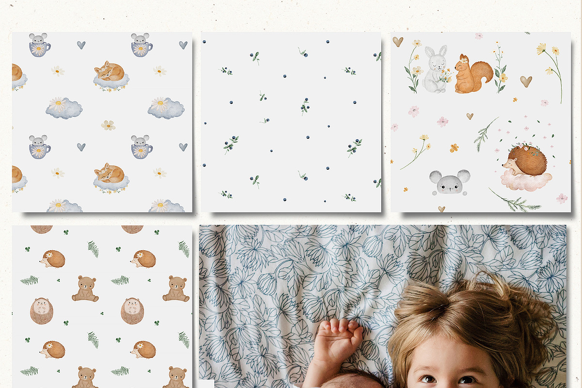 Blossom baby animals kids collection, an Animal Illustration by Allure Art (Photo 14 of 26)