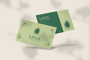 Essentials Oil Market Business Card, a Business Card Template by VUNIRA (Thumbnail 2 of 3)