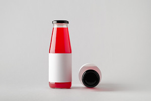 Juice bottle mockup JPEG, a Food & Drink Photo by Shablon