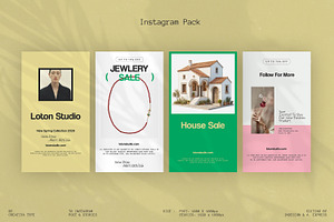 Instagram Pack Post & Stories