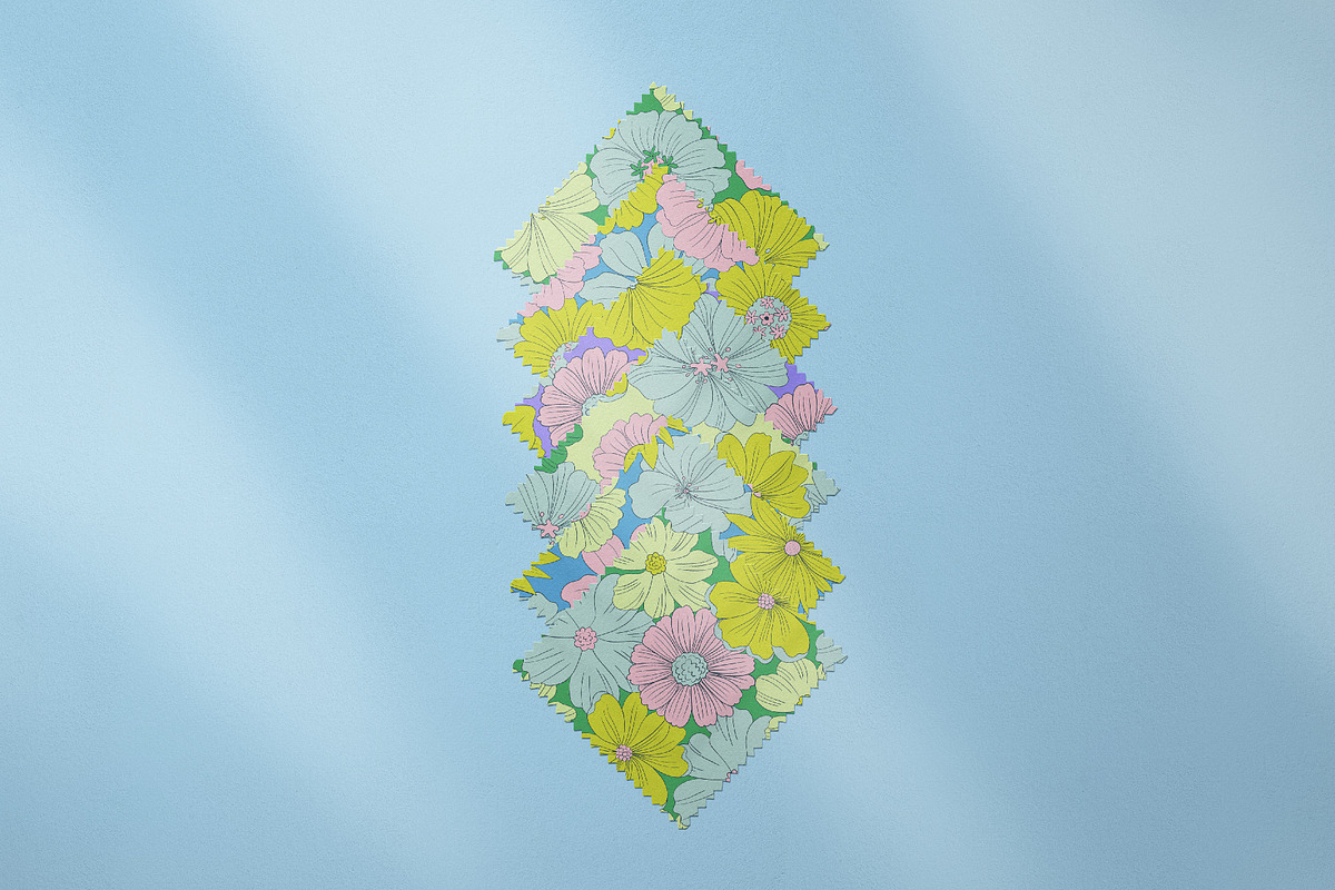 Fresh Summer Retro Floral Patterns, a Pattern Graphic by Tiger and Flower (Photo 9 of 20)