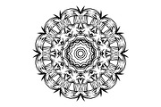 Ornamental Black White Mandala Pack, a Decorative Illustration by NJ Himel (Thumbnail 58 of 103)