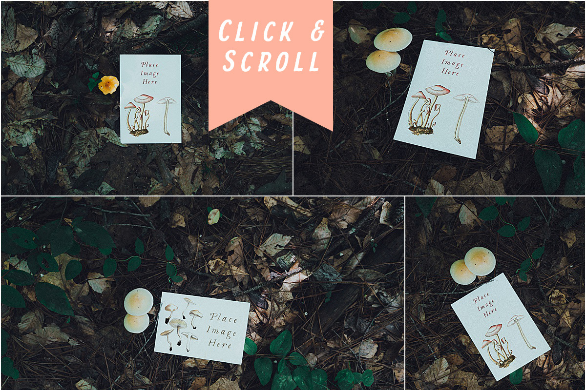 Mushroom Collection Vol. 1 - Mockups, a Print Template by Wild Joy Studios (Photo 2 of 5)
